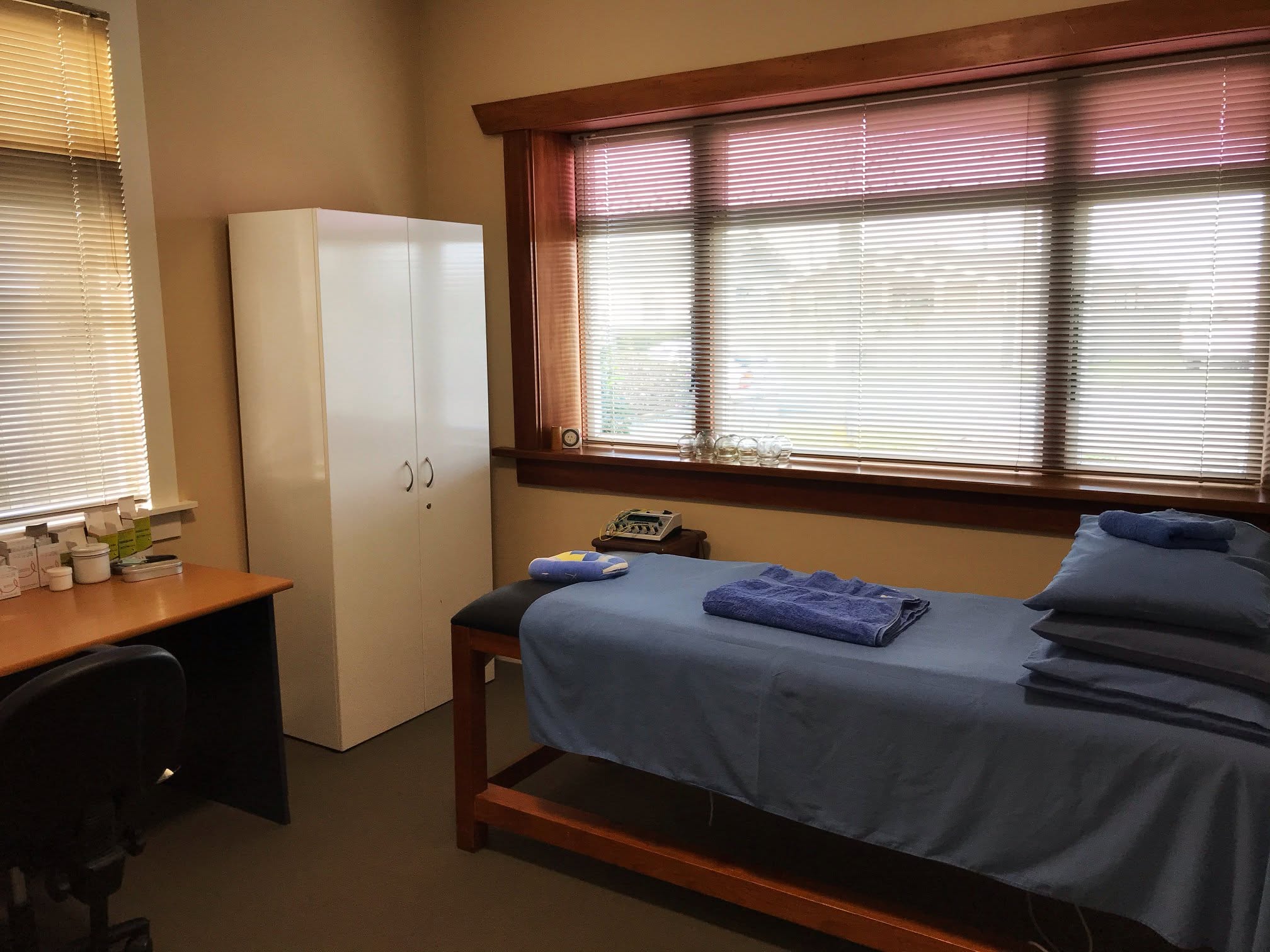 Treatment room at Zhang Acupuncture Clinic